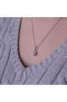 Obrázok pre Strieborný náhrdelník luxusný s opálom 12085.3
