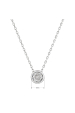 Obrázok pre Strieborný náhrdelník s čírym zirkónom 12052.1 crystal