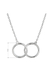 Obrázok pre Strieborný náhrdelník s krúžkami 62026