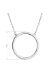 Obrázok pre Strieborný náhrdelník s krúžkom 62027