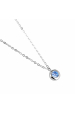 Obrázok pre Strieborný náhrdelník s modrým zirkónom 12117.3 aqua