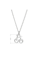 Obrázok pre Strieborný náhrdelník s príveskom koleso 62004