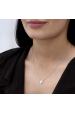 Obrázok pre Strieborný náhrdelník s rozpolenou placičkou 62051