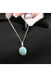 Obrázok pre Strieborný náhrdelník s tyrkysom 12162.3