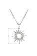 Obrázok pre Strieborný náhrdelník slnka so zirkónmi 12115.1