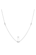 Obrázok pre Strieborný náhrdelník so zirkónmi 12172.1