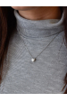 Obrázok pre Strieborný náhrdelník so zirkónom biele srdce 12020.1
