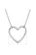 Obrázok pre Strieborný náhrdelník srdca 62024