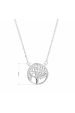 Obrázok pre Strieborný náhrdelník strom života so zirkónmi 12097.1 crystal