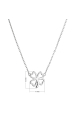 Obrázok pre Strieborný náhrdelník štvorlístok 62036