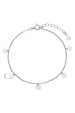 Obrázok pre Strieborný náramok s placičkami 63003