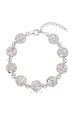 Obrázok pre Strieborný náramok so Swarovski kryštálmi ab efekt 33048.2
