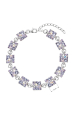 Obrázok pre Strieborný náramok so Swarovski kryštálmi fialový 33047.3 violet