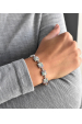 Obrázok pre Strieborný náramok so Swarovski kryštálmi mix farieb 33047.3 sakura