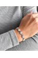 Obrázok pre Strieborný náramok so Swarovski kryštálmi ružový 33047.3