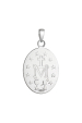 Obrázok pre Strieborný prívesok madailón Madonka 64089