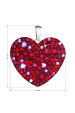 Obrázok pre Strieborný prívesok s kryštálmi Swarovski červené srdce 34243.3 cherry