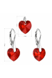 Obrázok pre Súprava šperkov s kryštálmi Swarovski náušnice a prívesok červené srdce 39003.4
