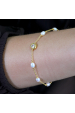 Obrázok pre Pozlátený náramok s riečnymi perlami 23032.1