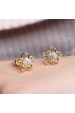 Obrázok pre Pozlátené náušnice kvietky 11754.1
