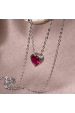 Obrázok pre Sada šperkov so zirkónmi ružová srdiečka 19036.3