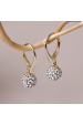 Obrázok pre Pozlátené náušnice so Swarovski kryštálmi 31326.1