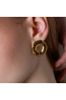 Obrázok pre Náušnice BAGEL gold