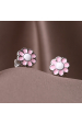 Obrázok pre Strieborné náušnice kvietky 61139