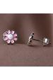 Obrázok pre Strieborné náušnice kvietky 61139