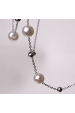 Obrázok pre Strieborný náhrdelník s shell perličkami 12184.1