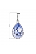 Obrázok pre Evolution Group Prívesok bižutéria so Swarovski krištáľmi modrá slza 54016.3 lavender
