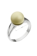 Obrázok pre Evolution Group Strieborný prsteň s perlou pastelovo žltý 35022.3