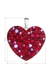 Obrázok pre Evolution Group Strieborný prívesok s krištáľmi Swarovski červené srdce 34243.3 cherry