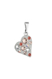 Obrázok pre Evolution Group Prívesok bižutéria so Swarovski krištáľmi hnedé srdce 54027.3