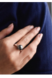 Obrázok pre Strieborný prsteň s perlou šedý 35022.3