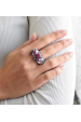 Obrázok pre Strieborný prsteň s krištáľmi Swarovski mix farieb modrá ružová 35028.4