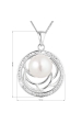 Obrázok pre Perlový náhrdelník z pravých riečnych perál biely 22029.1