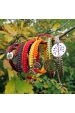 Obrázok pre Náramok pletený Strom - rôzne jesenné farby