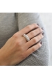 Obrázok pre Strieborný prsteň s krištálmi Swarovski ab efekt 35031.2