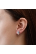 Obrázok pre Sada šperkov s krištálmi Swarovski náušnice,retiazka a prívesok modrá kytička 39172.3