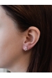 Obrázok pre Sada šperkov s krištálmi Swarovski náušnice,retiazka a prívesok ružová kytička 39172.3 light rose