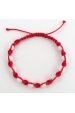 Obrázok pre Náramok pletený točený červený Jadeit