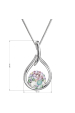 Obrázok pre Strieborný náhrdelník so Swarovski kryštálmi kvapka 32075.3 sakura
