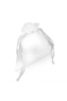 Obrázok pre Nealergénne detské náušnice z lekárskeho plastu Kvietky perličky 6 mm biele
