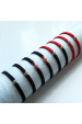 Obrázok pre Náramok pletený červenočierne kombinácie - farba na výber