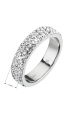 Obrázok pre Strieborný prsteň s kryštálmi Preciosa biely 35001.1 white