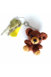 Obrázok pre Medvedík - originálny ručne háčkovaný prívesok na kľúče