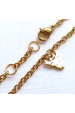 Obrázok pre Náramok Sobík retiazkový z chirurgickej ocele - zlatý