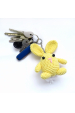 Obrázok pre Zajačik - originálny ručne háčkovaný prívesok na kľúče - farba na výber