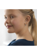 Obrázok pre Nealergénne detské náušnice z lekárskeho plastu háčikové Hviezdičky 6 mm modré